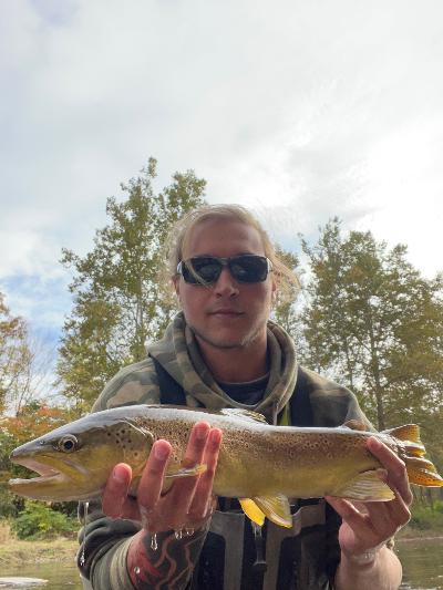 John has a knack of getting you on fish. His knowledge of the rivers are excellent. John can adapt to any conditions the river throws at him. He works hard!